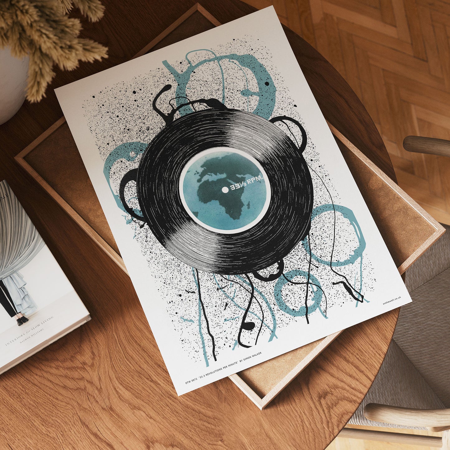 Pop Art Vinyl Records Revolutions Poster Art Print 30x40cm