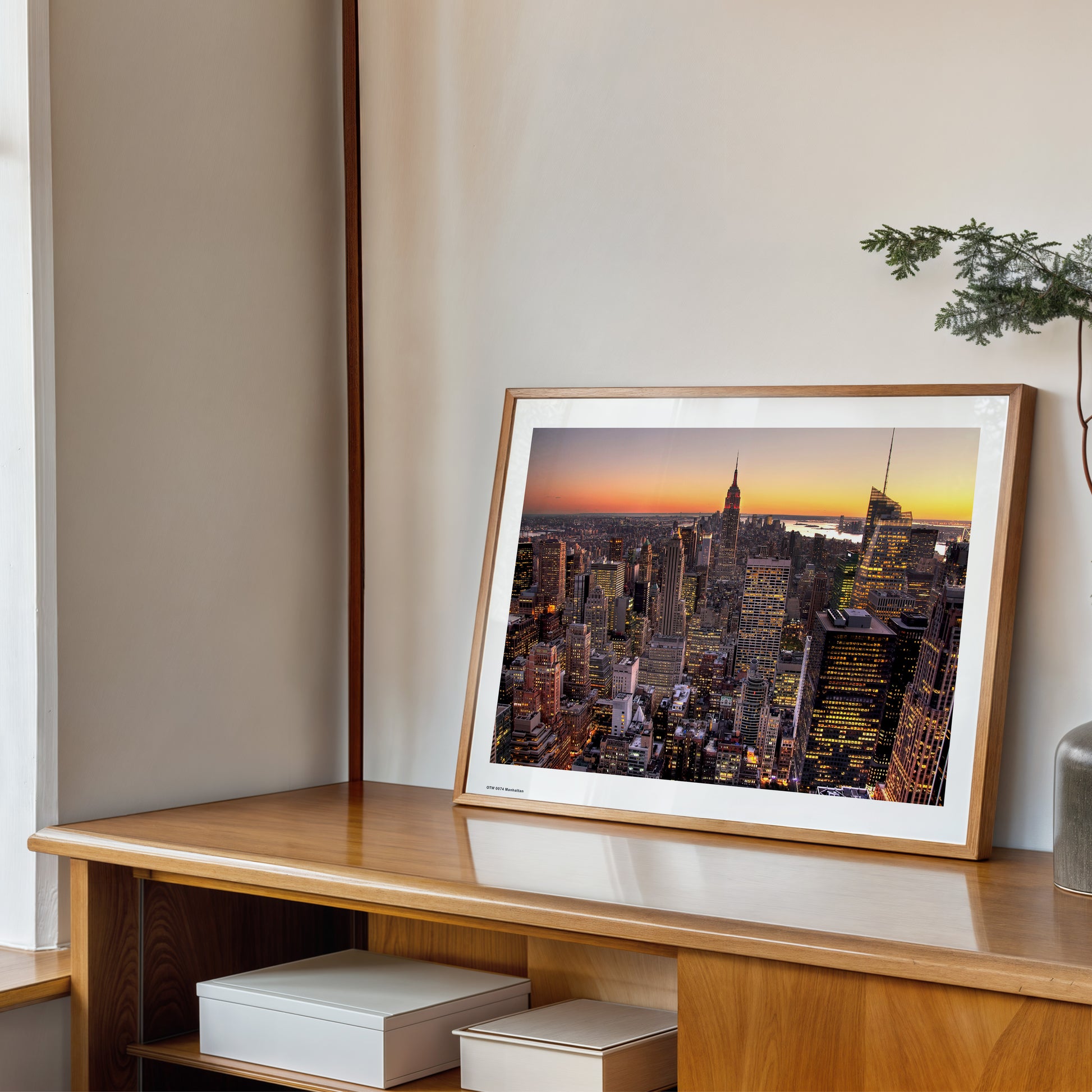 Manhattan New York Poster Art Print 30x40cm