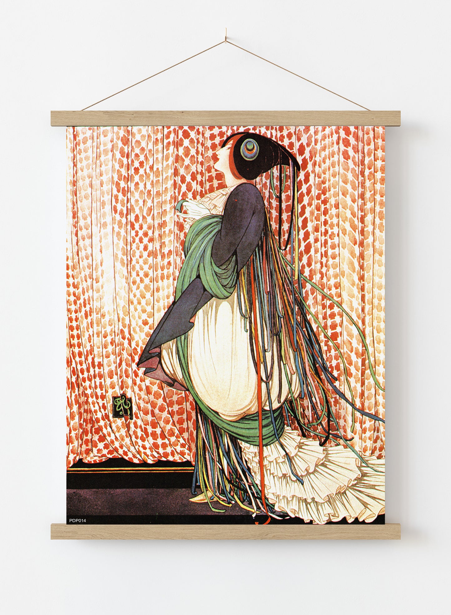 George Wolfe Plank Fashion Vintage Art Wall Art Print 30x40cm Hanger