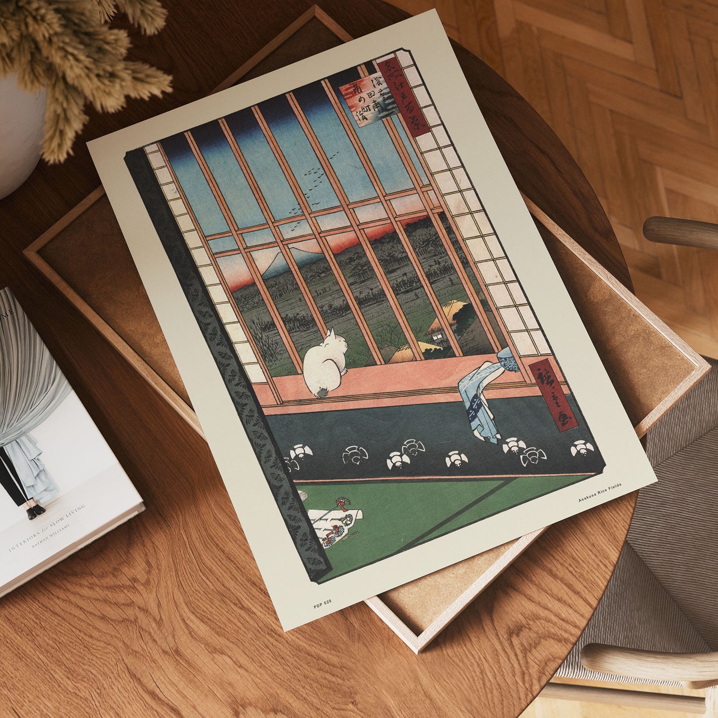 Hiroshige Japanese Poster Art Print Asakusa Rice Fields Poster Art Print 30x40cm