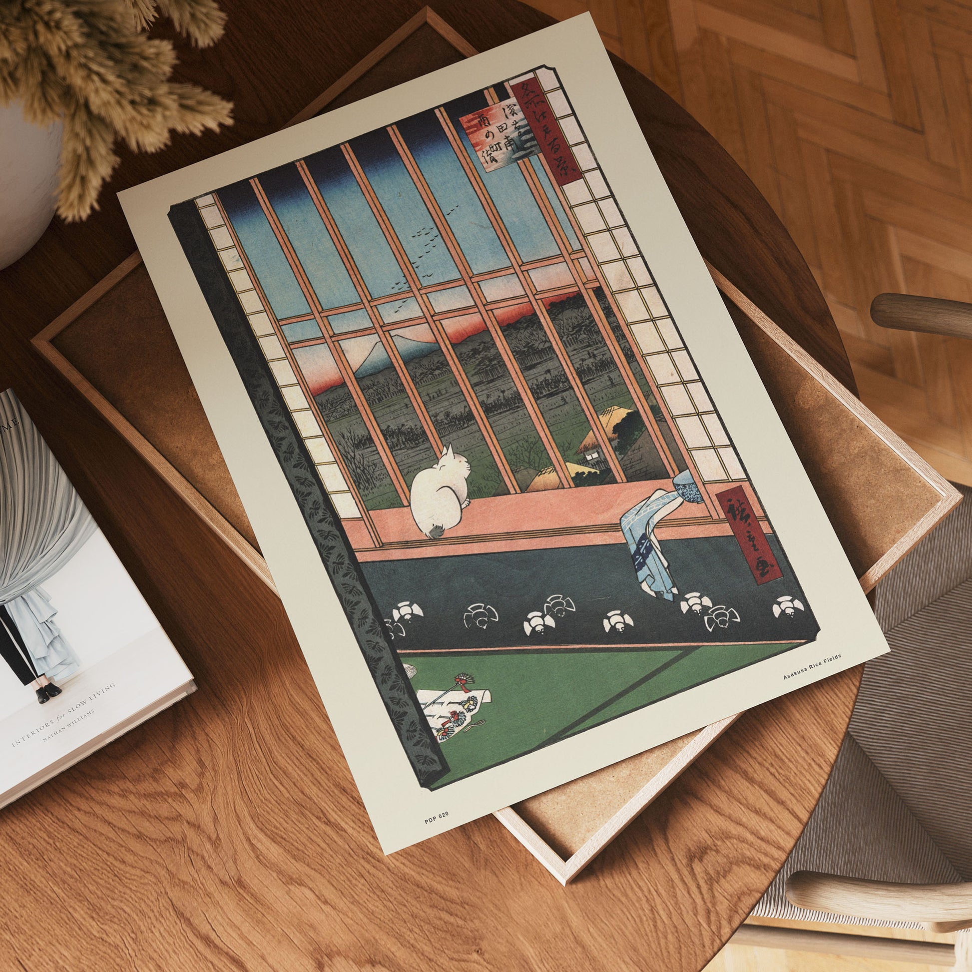 Hiroshige Japanese Poster Art Print Asakusa Rice Fields Poster Art Print 30x40cm