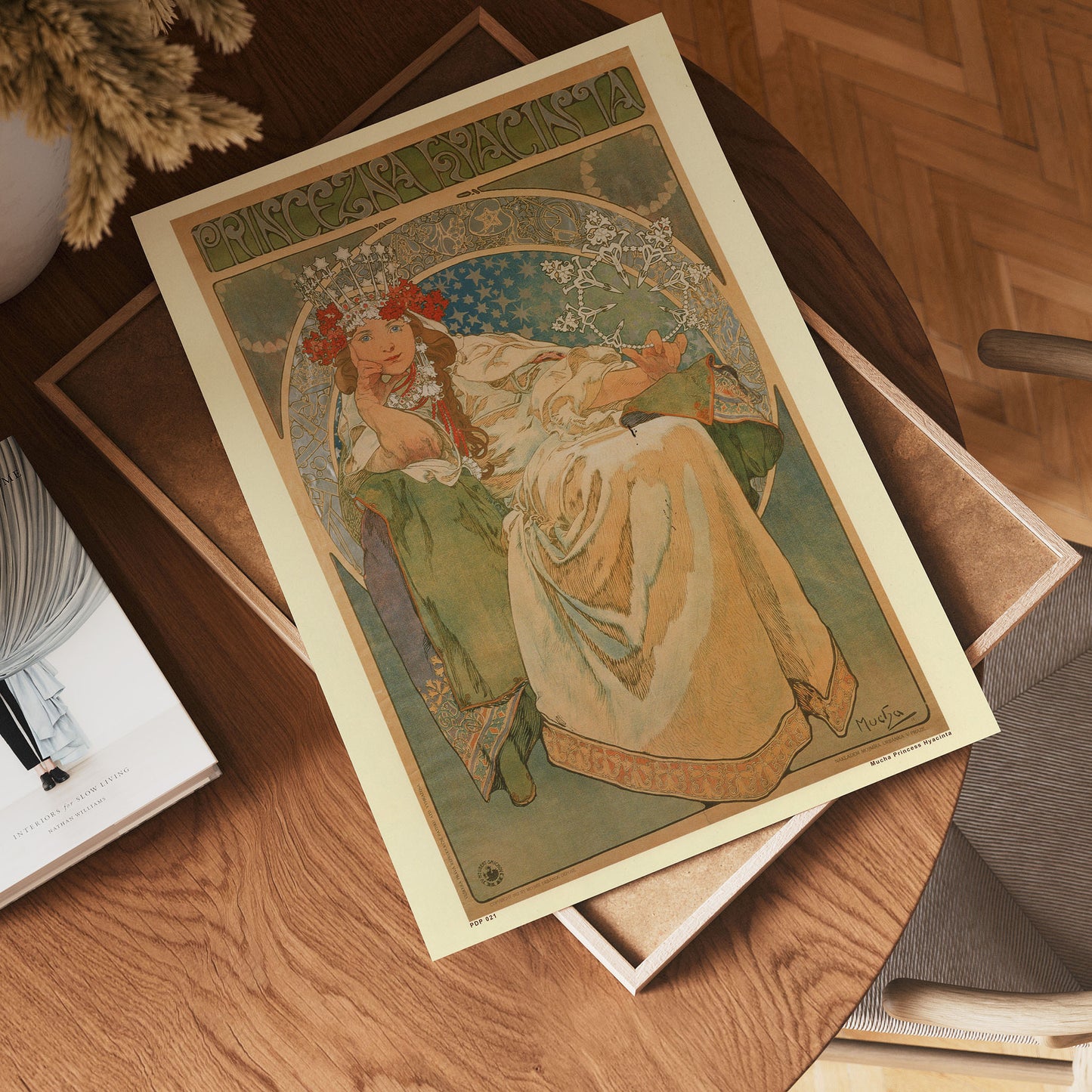 Art nouveau Poster Art Print by Alphonse Mucha Hyacinta Poster Art Print 30x40cm