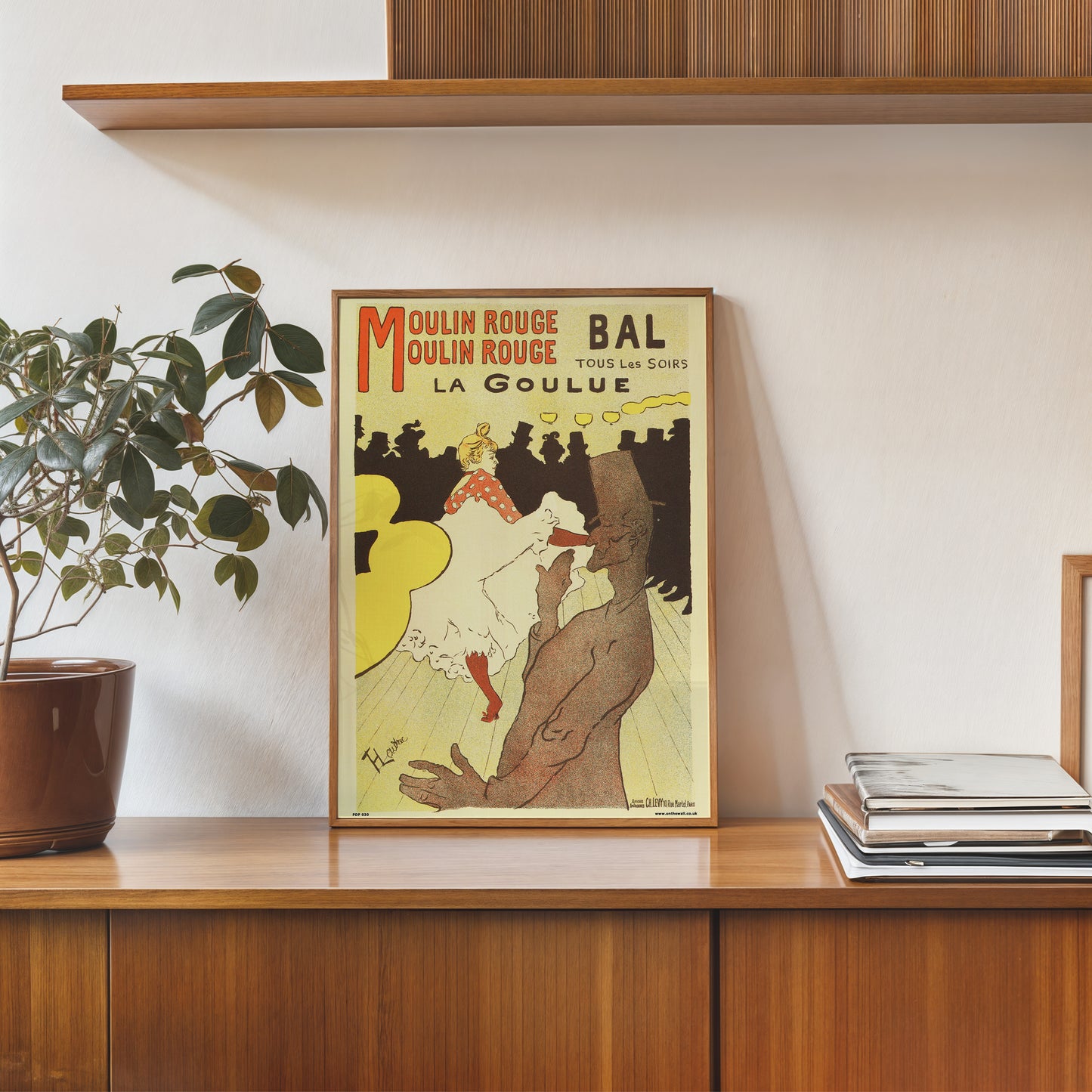 Art nouveau Poster Art Print by Henri de toulouse - Lautrec Moulin Rouge Poster Art Print 30x40cm