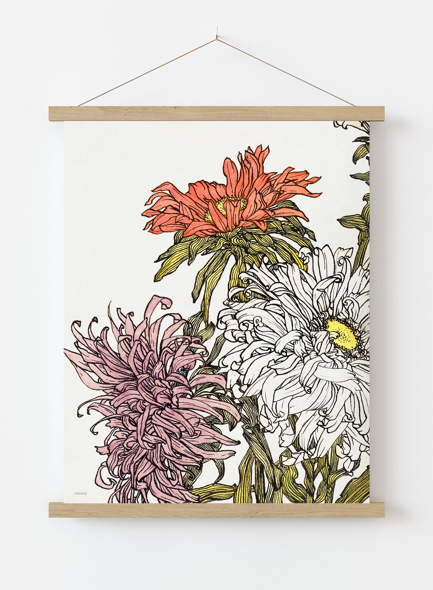 Botanical Art Print Print – Julie de Graag Botanical Wall Art 30x40cm Hanger