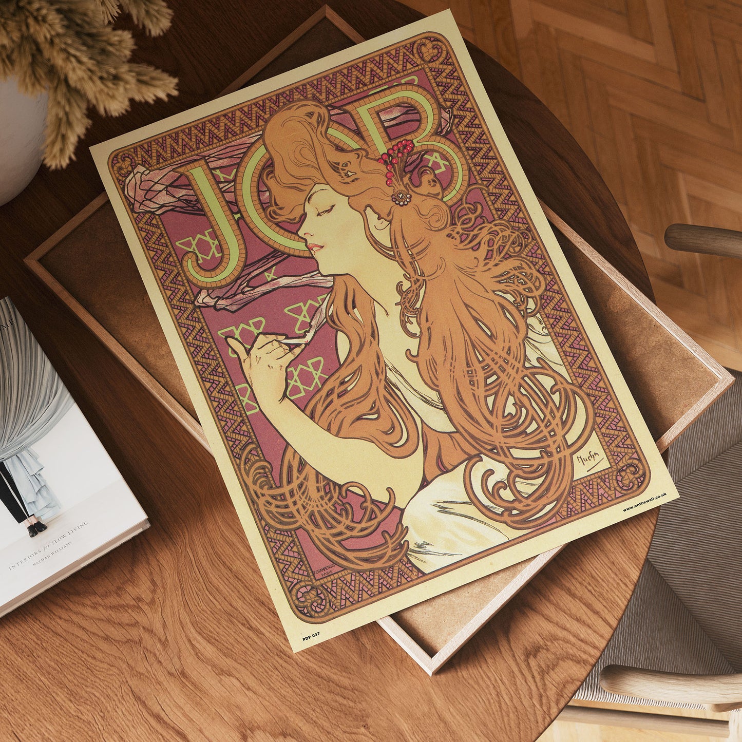 Art nouveau by Alphonse Mucha - Job Poster Art Print 30x40cm