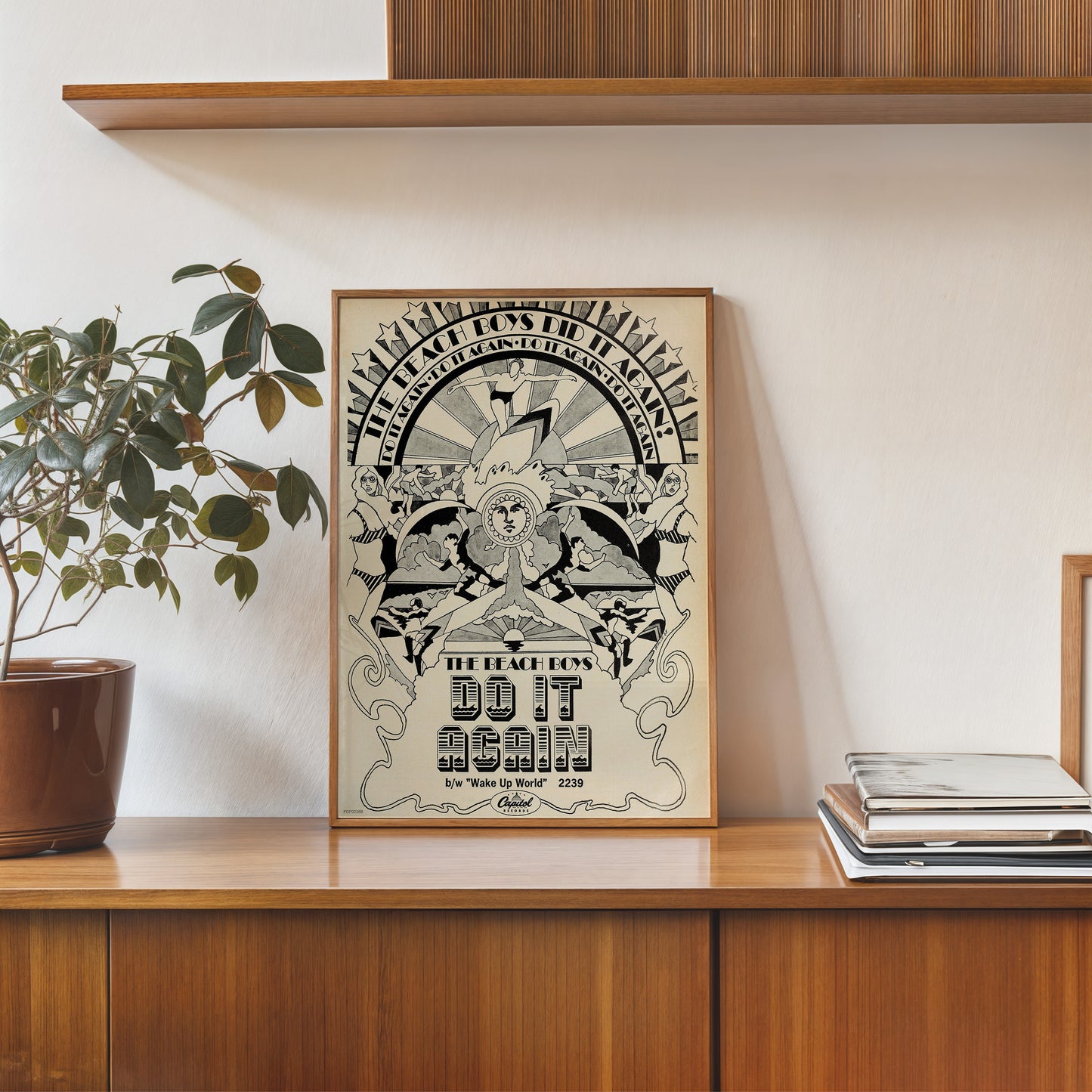 The Beach Boys "Do It Again" Advertisement 1968 Poster Art Print 30x40m