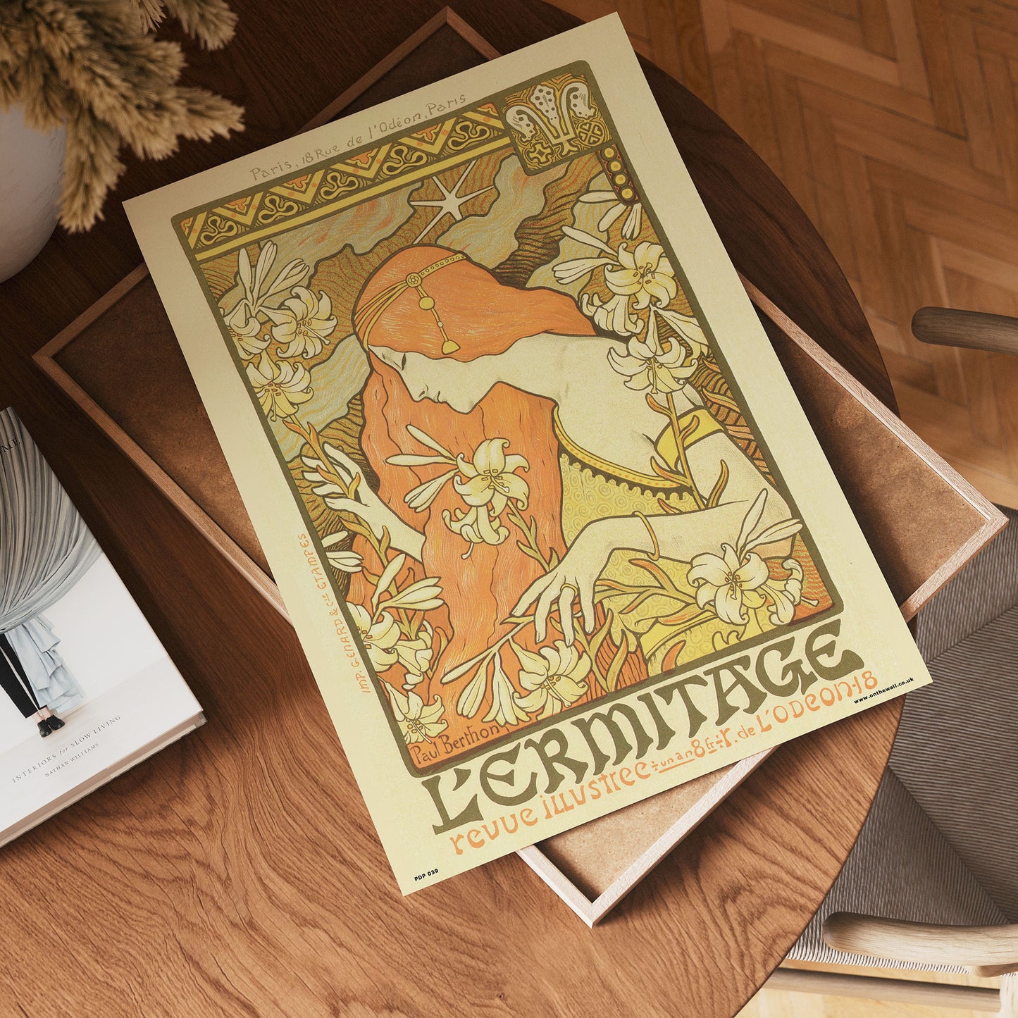 Art nouveau by Paul Berthon Lermitage Poster Art Print 30x40cm