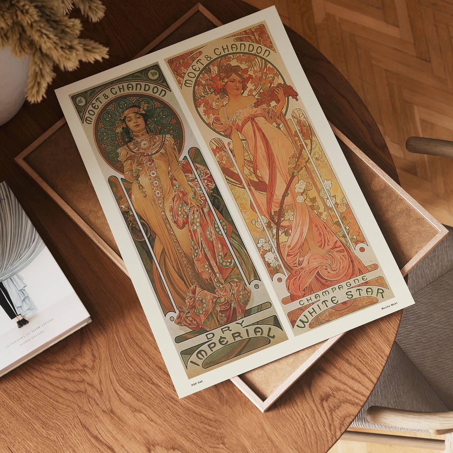 Art nouveau Poster Art Print by Alphonse Mucha Moet Poster Art Print 30x40cm