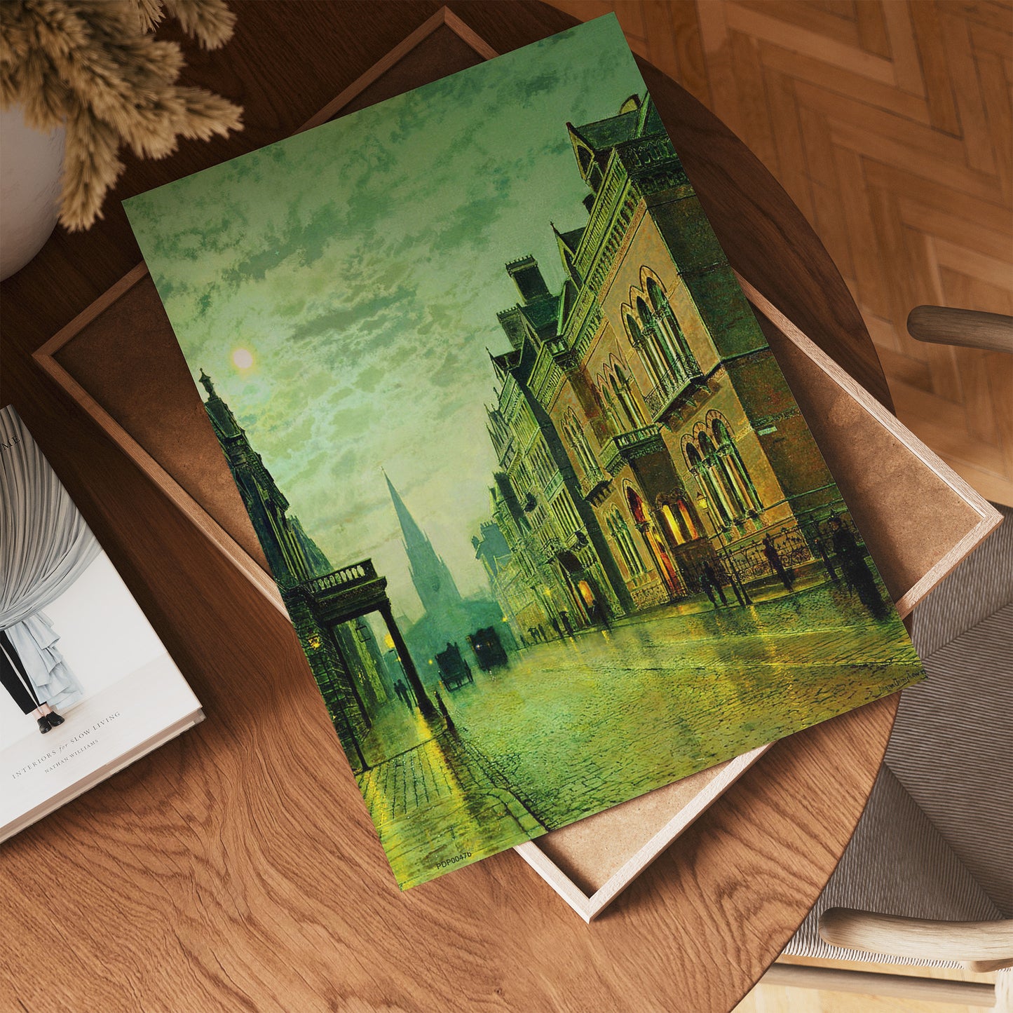 Leeds Park Row by John Atkinson Grimshaw 30x40cm Art Print
