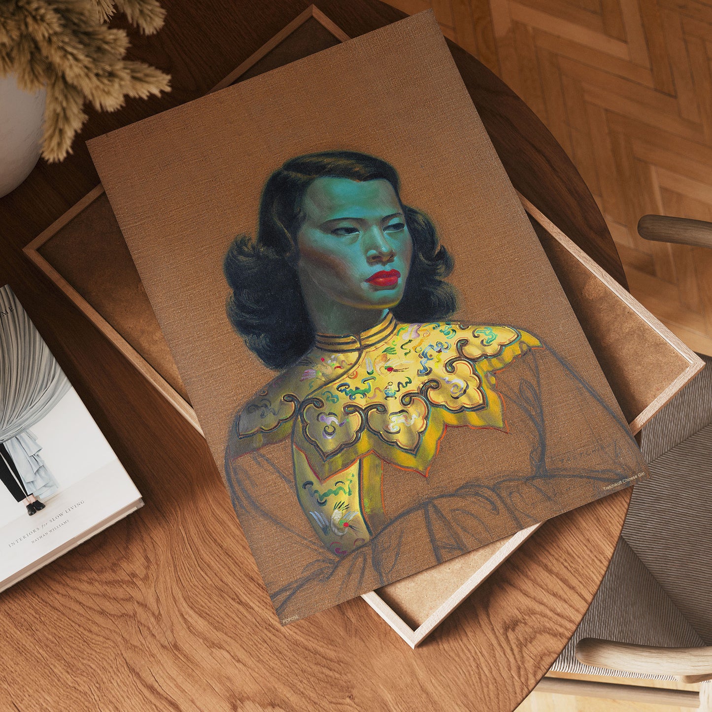 Vladimir Tretchikoff Chiniese Girl Art Print Poster 30x40cm