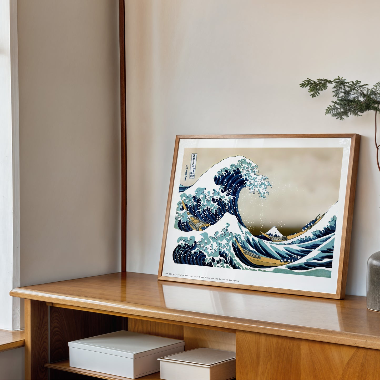 Hokusai The Great Wave off Kanagawa Japanese Poster Art Print 40x30cm