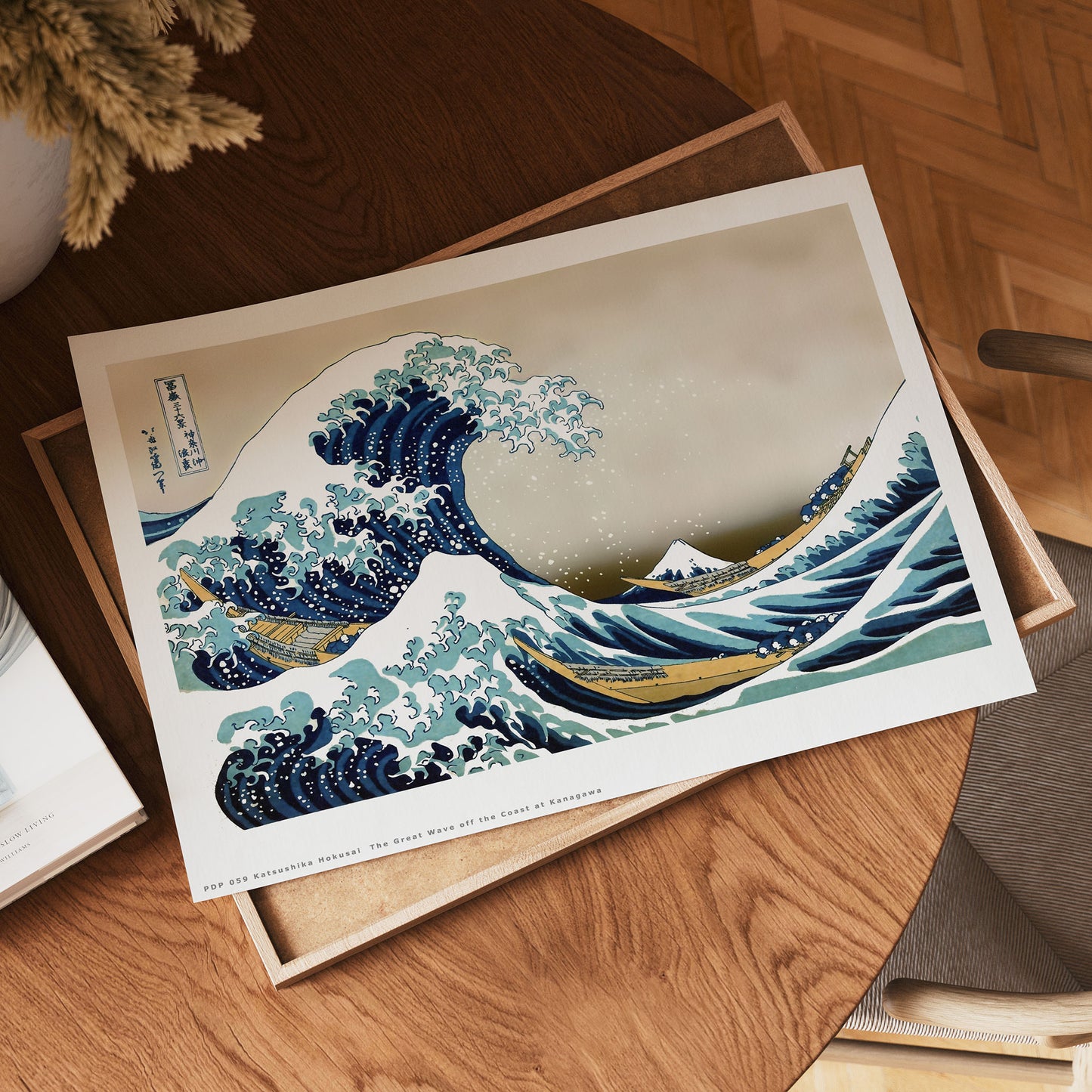 Hokusai The Great Wave off Kanagawa Japanese Poster Art Print 40x30cm