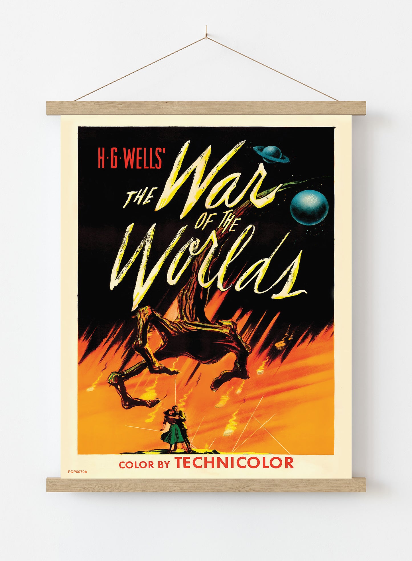 The War of the Worlds 1953 Film Movie Poster Vintage Poster Wall Art Print 30x40cm Hanger