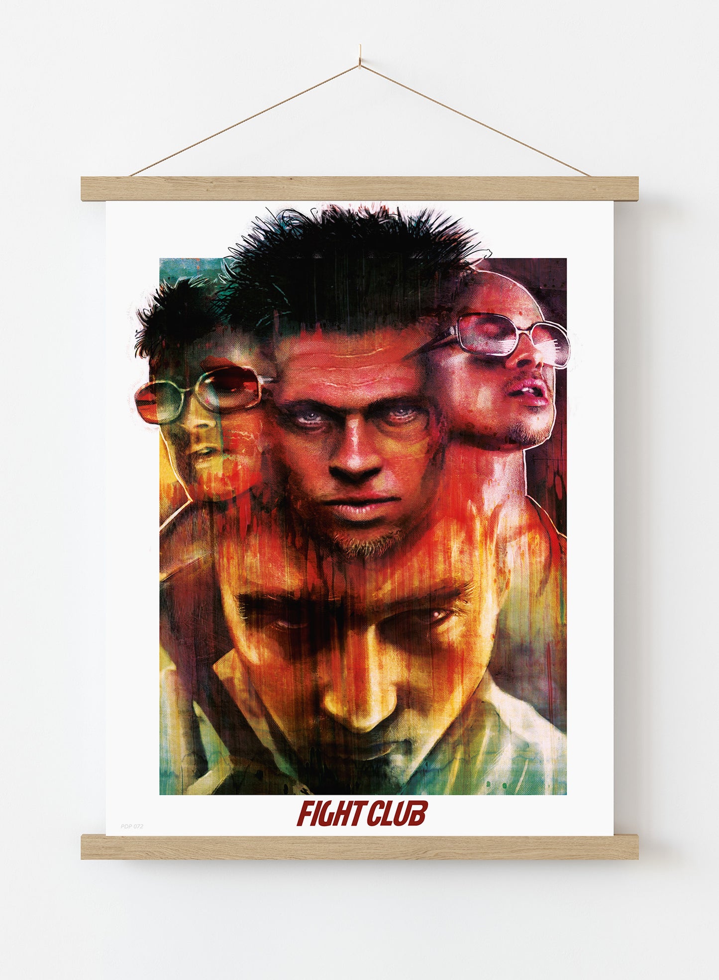 Fight Club Poster Art Print Vintage Poster Wall Art Print 30x40cm Hanger