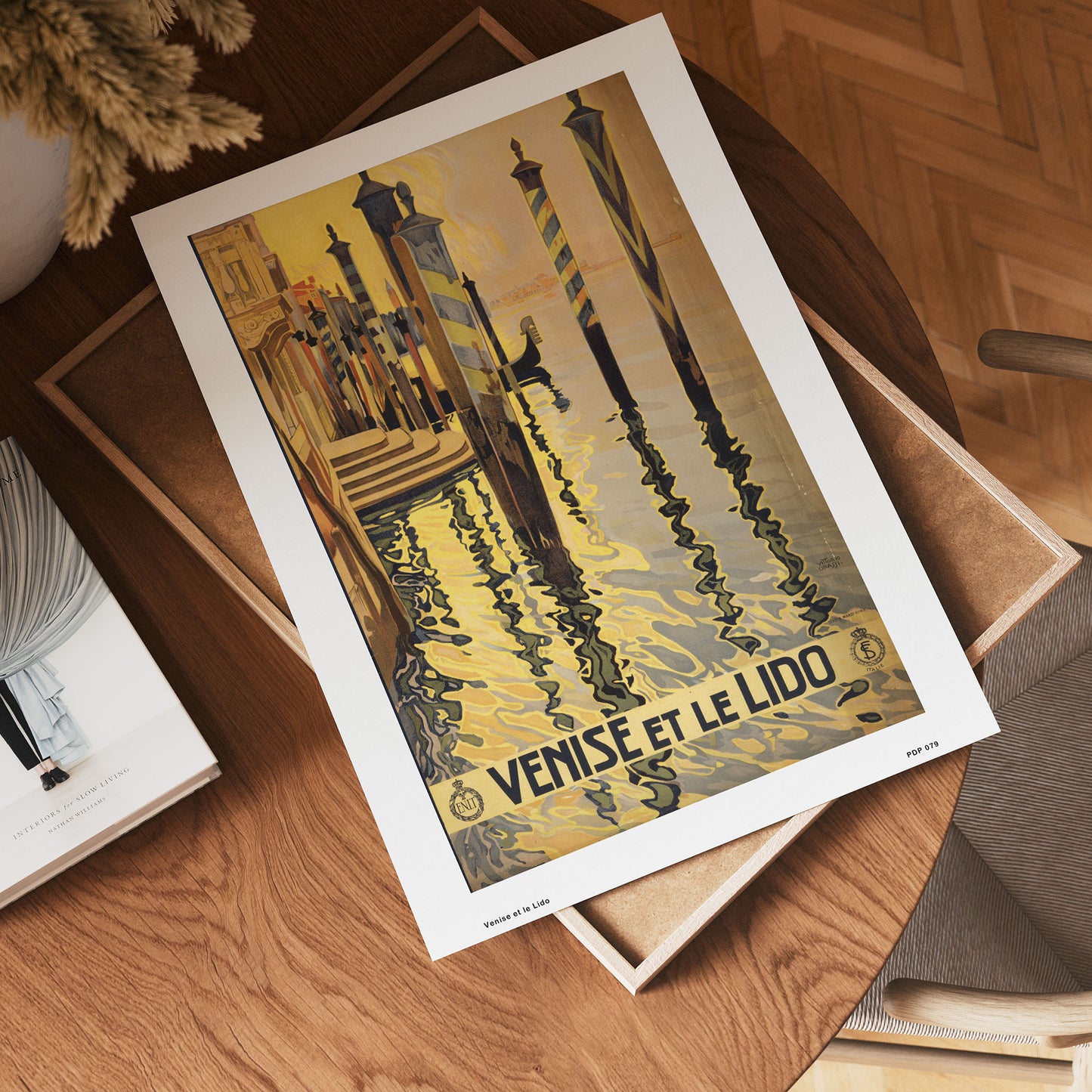 Venise et le Lido Tourism 30x40cm Art Poster Print