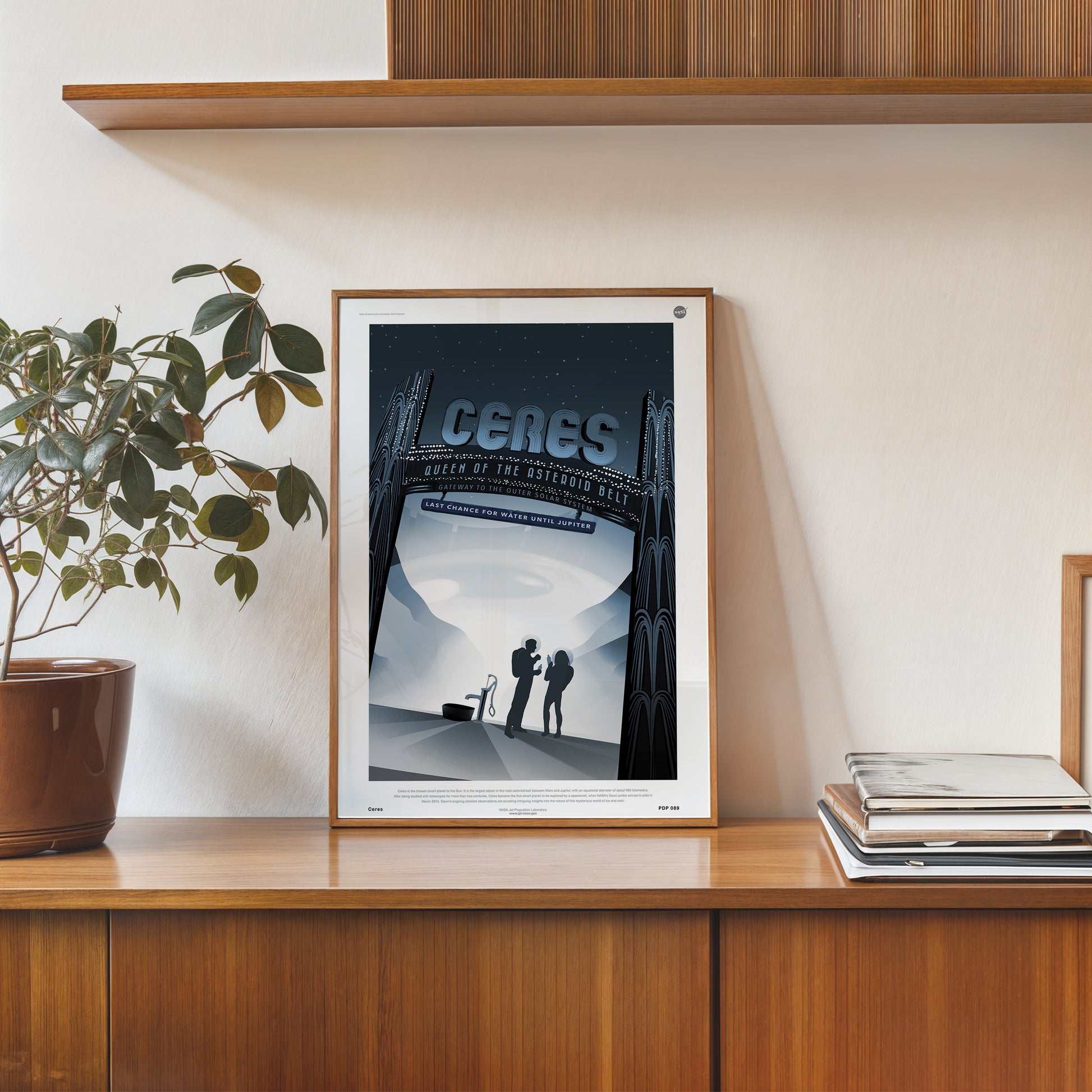 Ceres Nasa Space exploration 30x40cm Art Poster Print