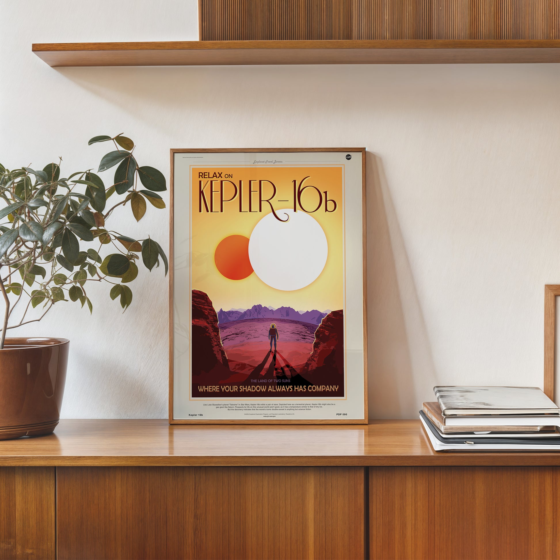 Kepler 16b Nasa Space exploration 30x40cm Art Poster Print