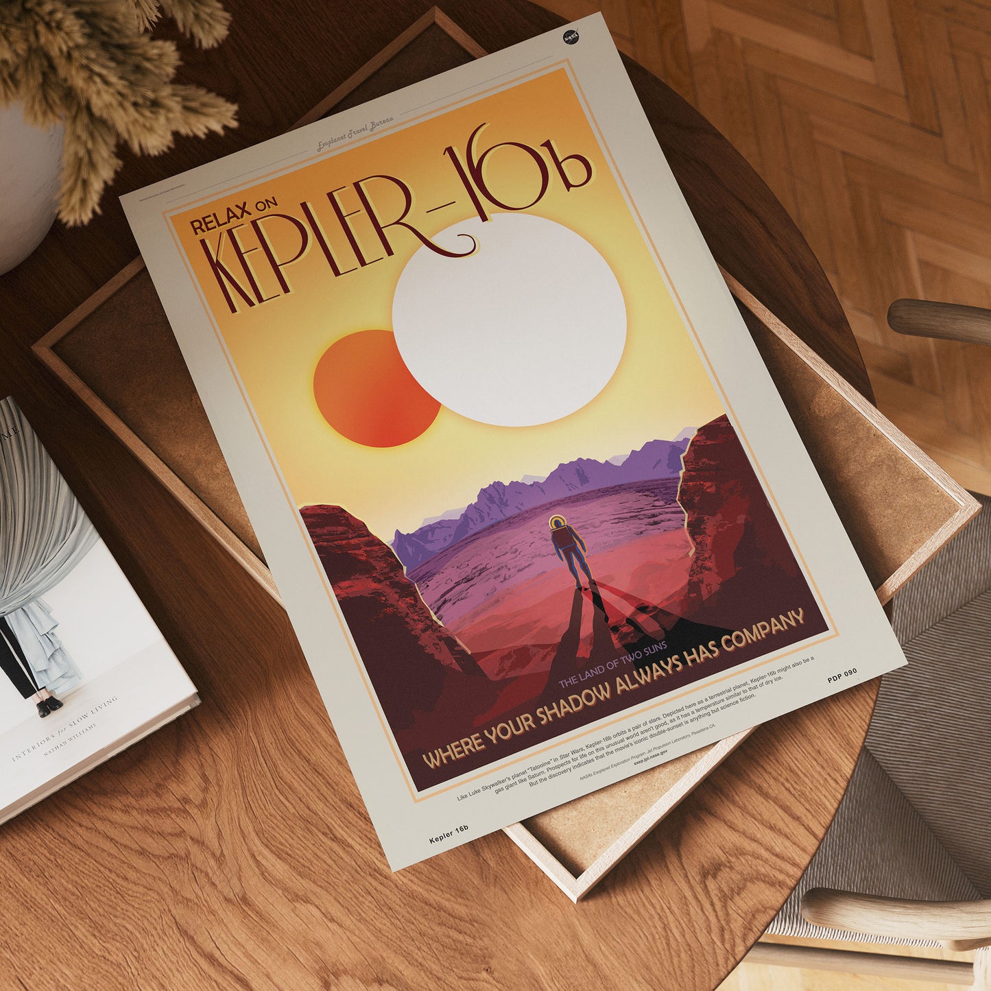 Kepler 16b Nasa Space exploration 30x40cm Art Poster Print