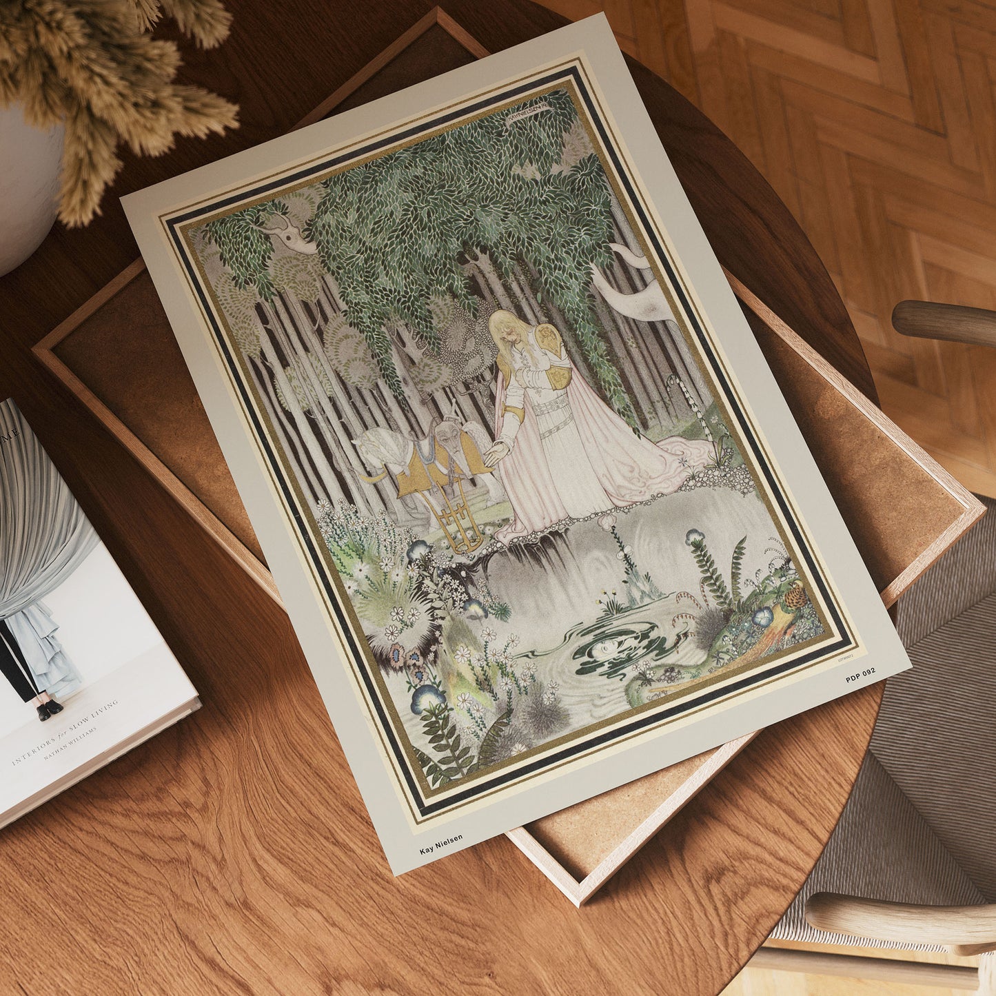 Kay Nielsen The Lassie and the Godmother 30x40cm Art Poster Print