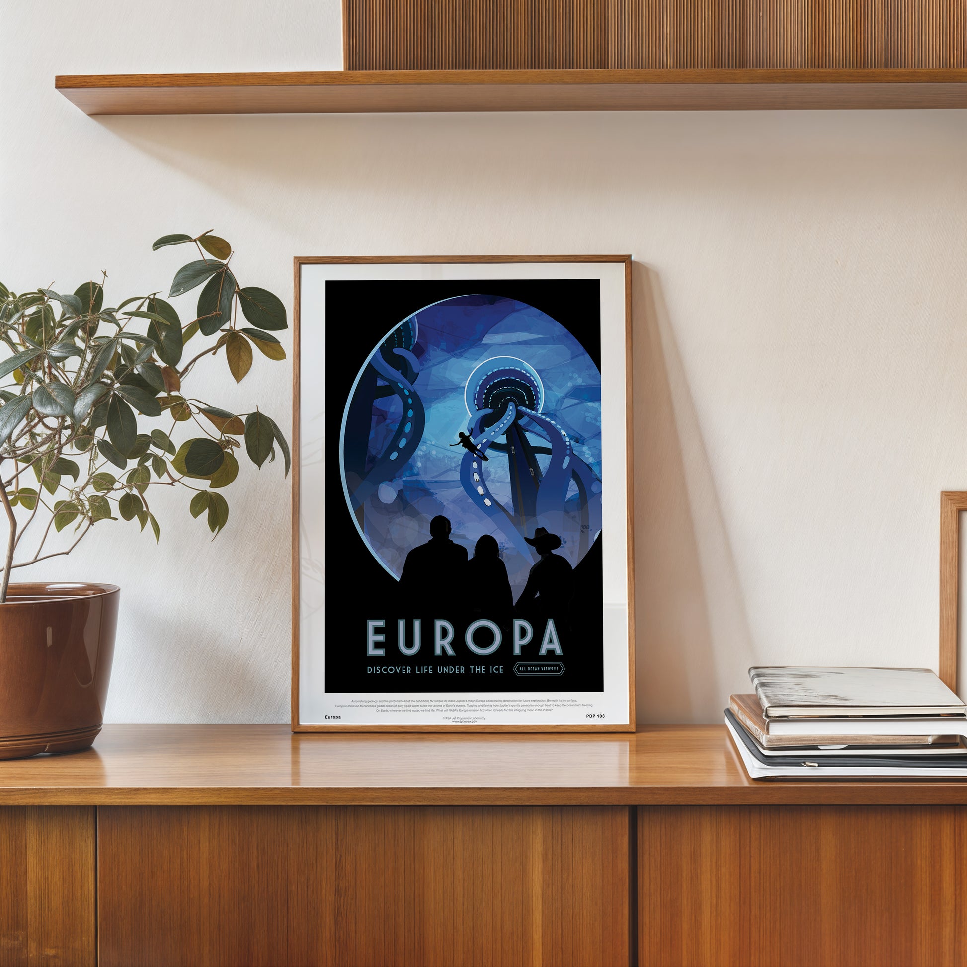 Europa Nasa Space exploration 30x40cm Art Poster Print