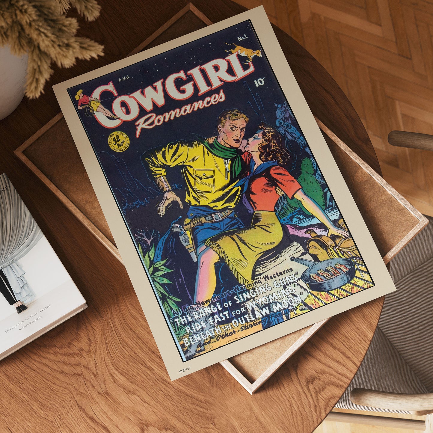 Cowgirl Romances No1 Comic Poster Art Print 30x40cm
