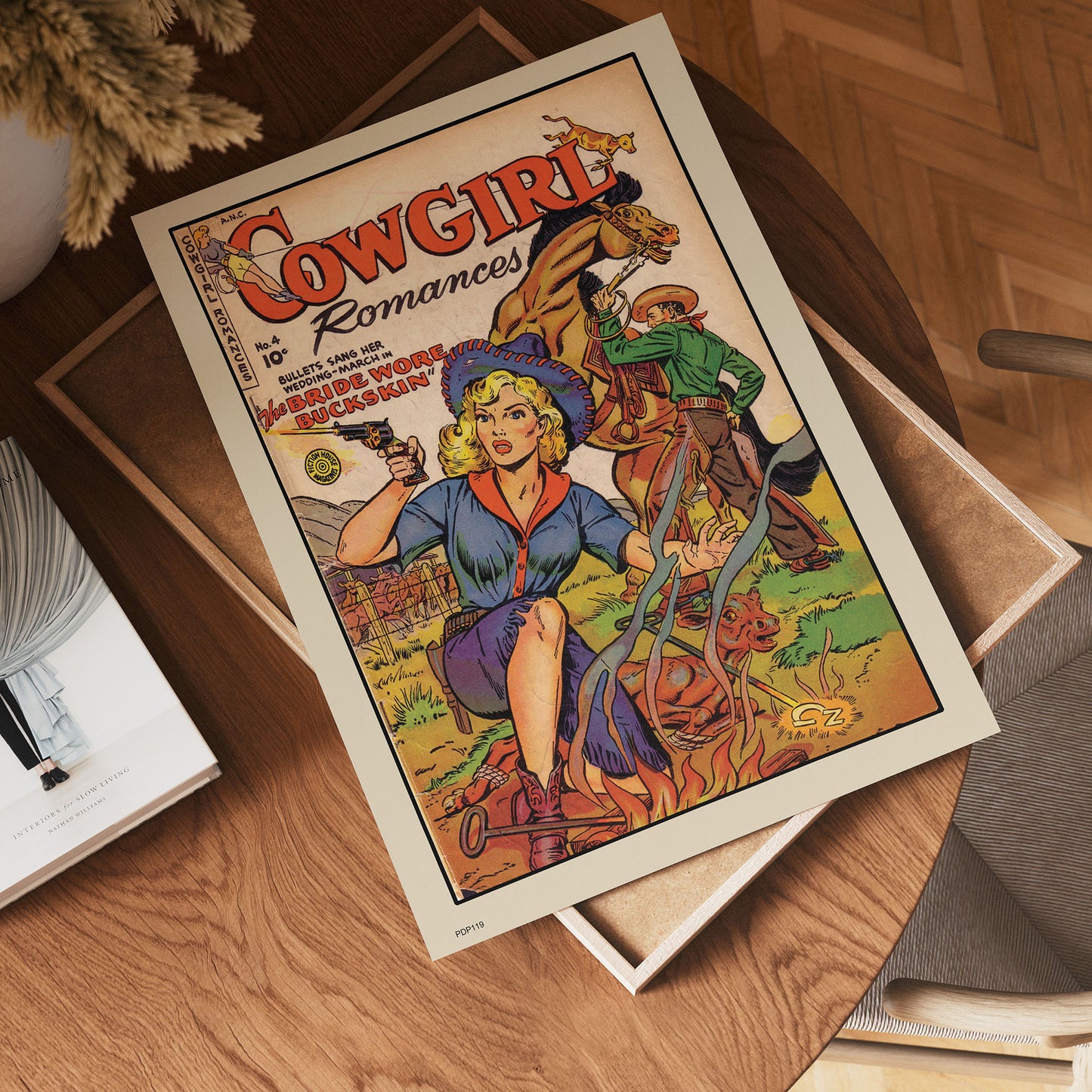 Cowgirl Romances No4 Comic Poster Art Print 30x40cm