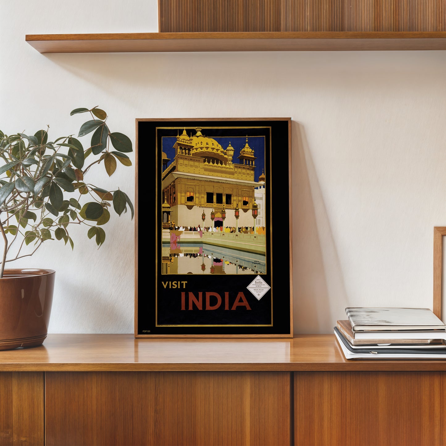 Visit India Tourisum 30x40cm Art Poster Print