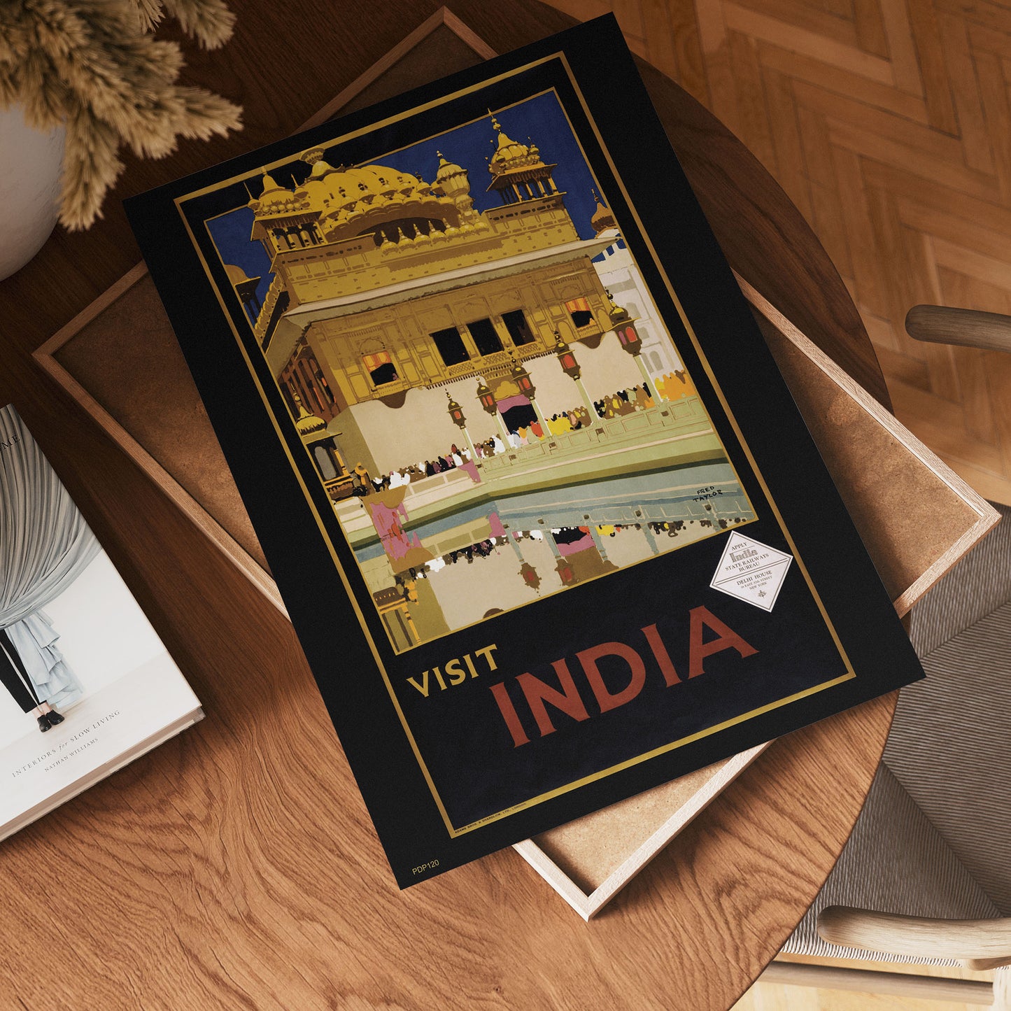 Visit India Tourisum 30x40cm Art Poster Print