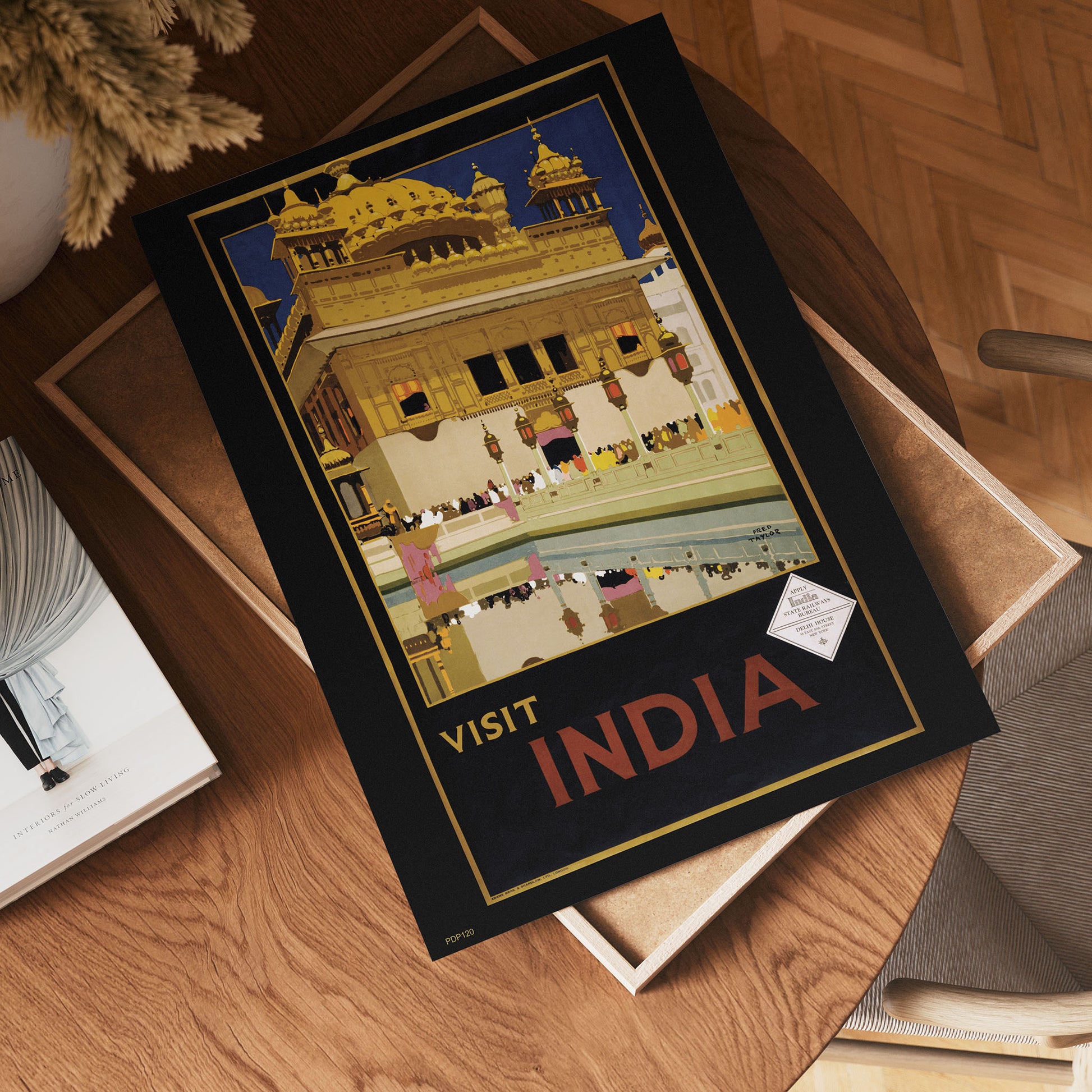Visit India Tourisum 30x40cm Art Poster Print