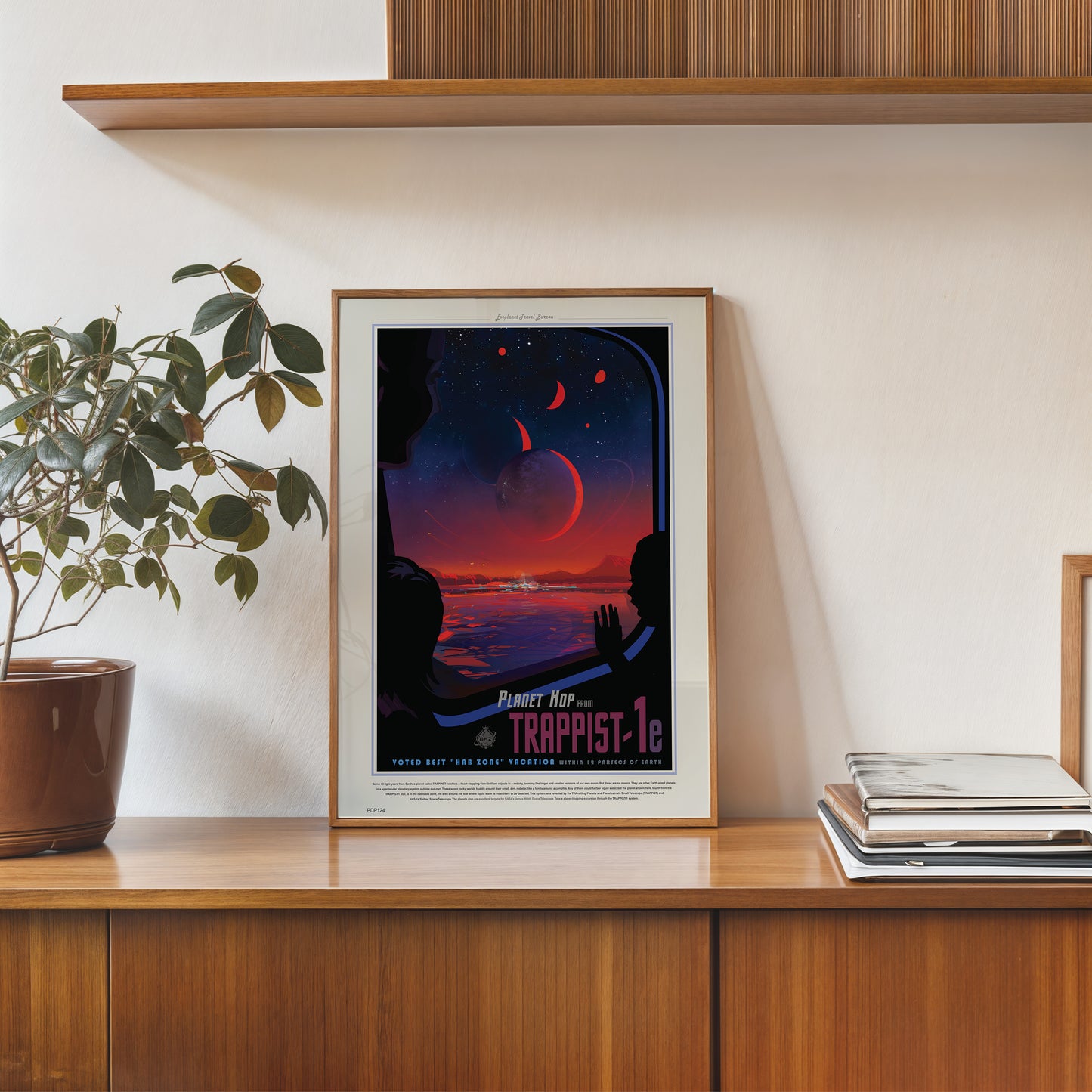 Trappist-1 system Nasa Space exploration tourist 30x40cm Art Poster Print