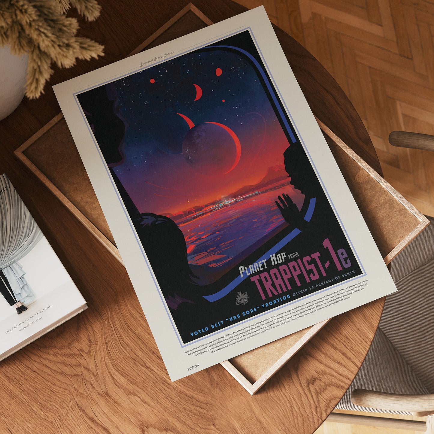 Trappist-1 system Nasa Space exploration tourist 30x40cm Art Poster Print