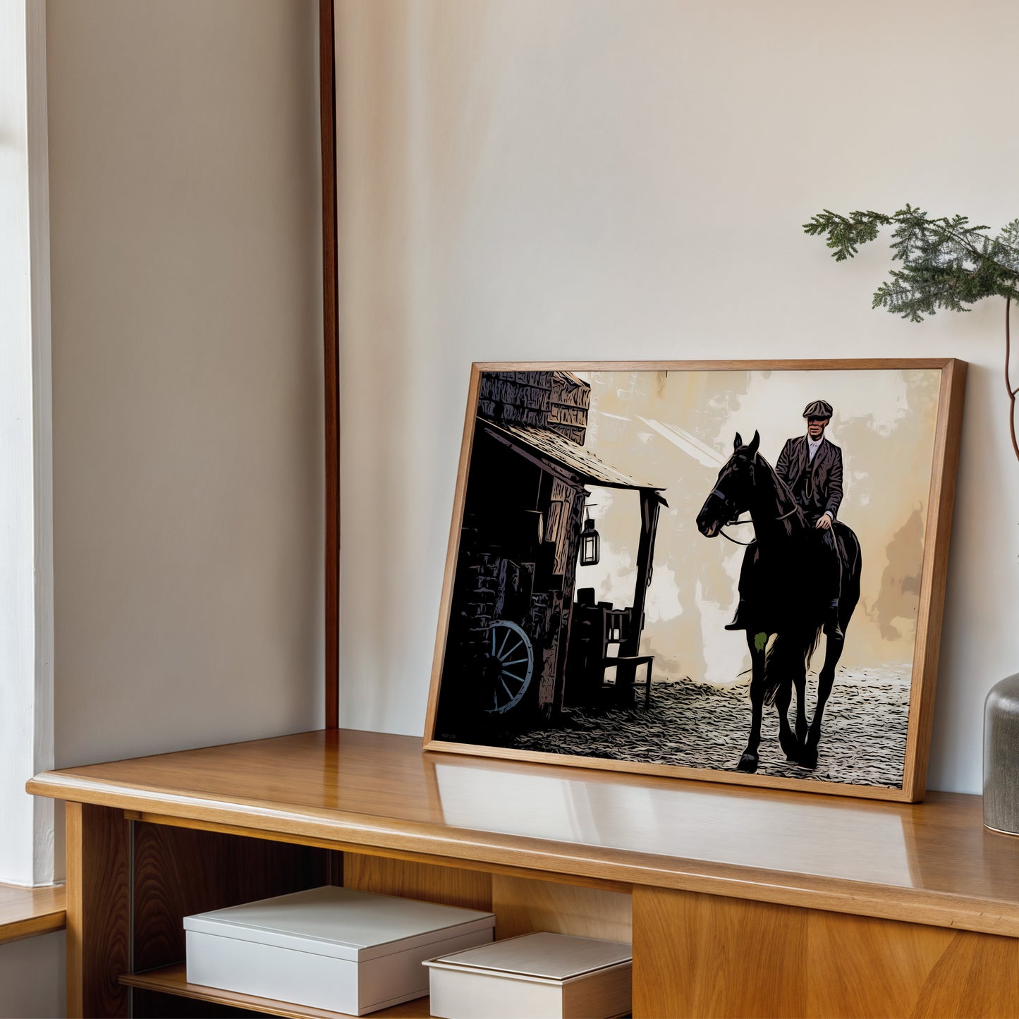 Peaky Blinders Horse Poster Art Print 30x40cm
