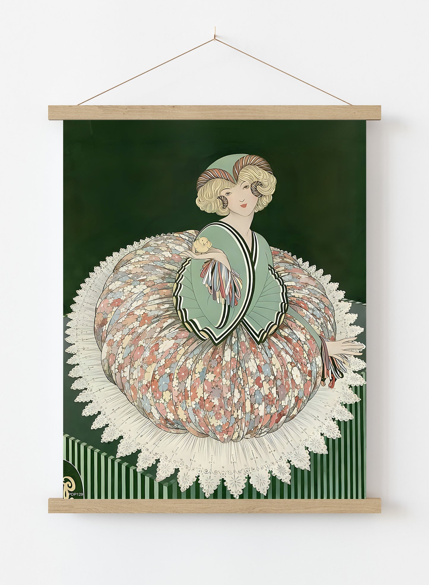 George Wolfe Plank Fashion Vintage Art Wall Art Print 30x40cm Hanger