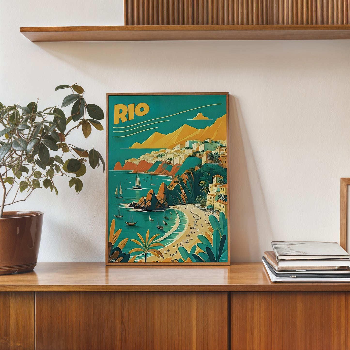 Rio Travel Poster 30x40cm Art Print