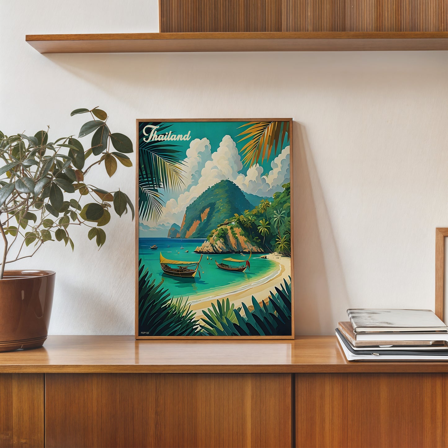 Thailand Travel Poster 30x40cm Art Print