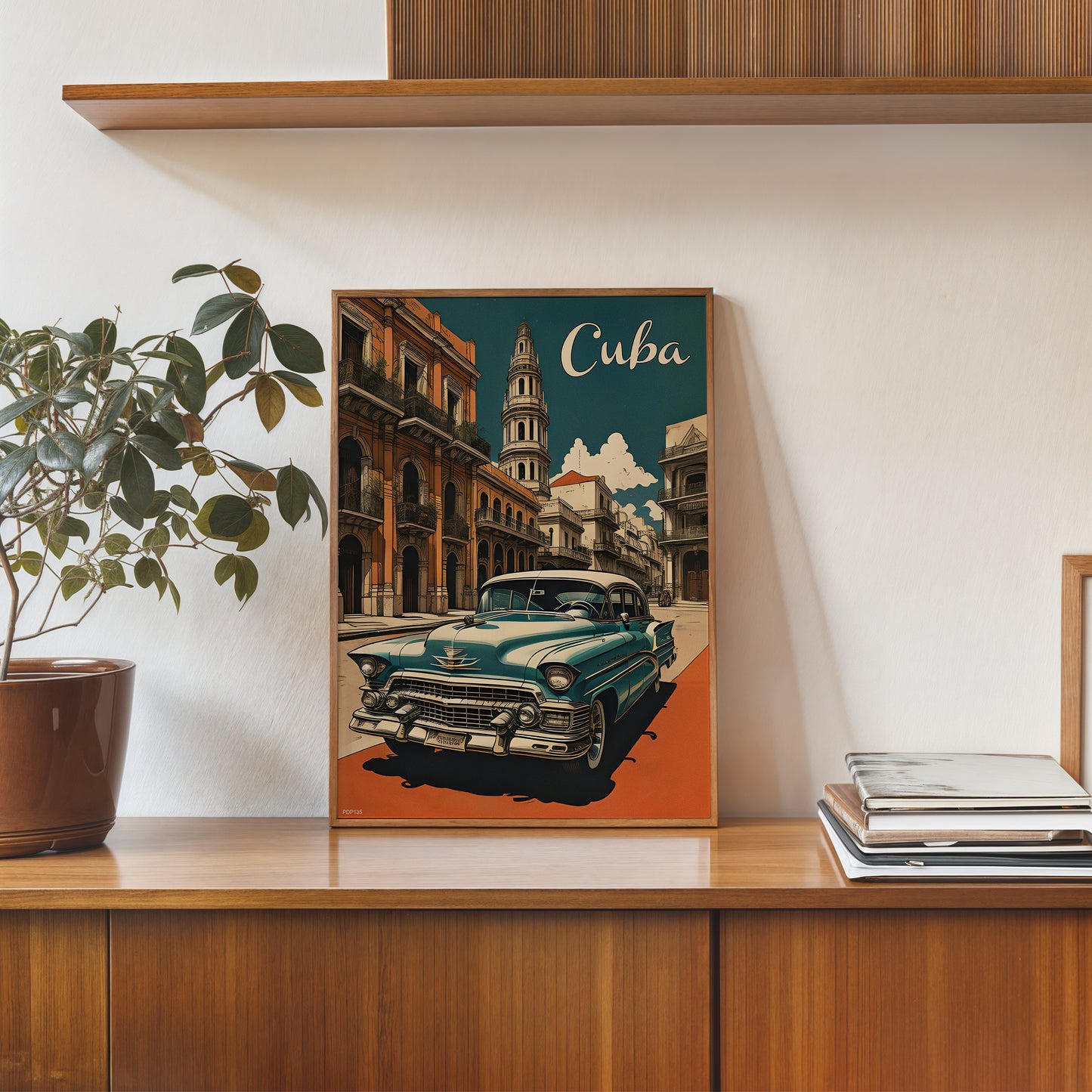 Cuba Travel Poster 30x40cm Art Print