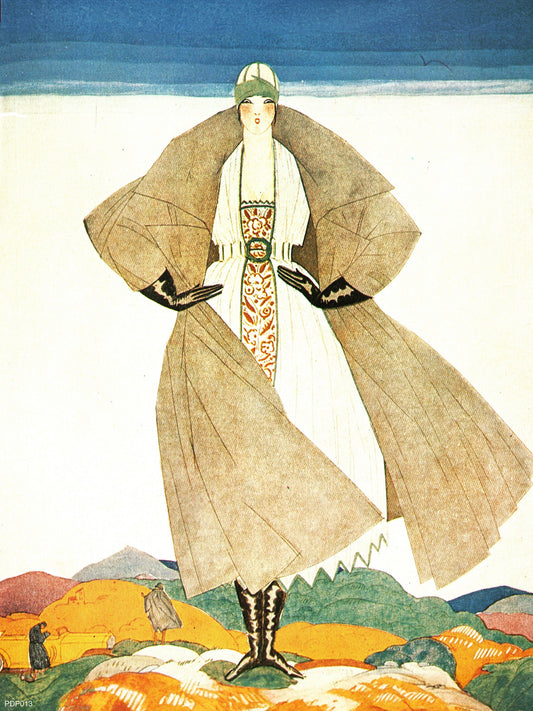 Georges Lepape Fashion Art Print Featured on Vogue Cover June 1920