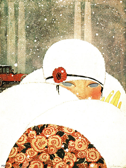 Georges Lepape Fashion Art Print Featured on Vogue Cover January 1919