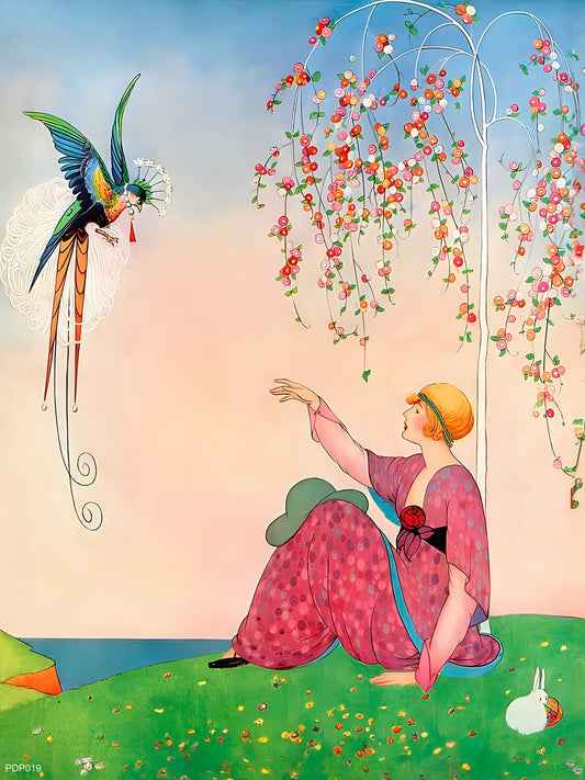 George Wolfe Plank Fashion Art Print  featured on Vogue March 1914