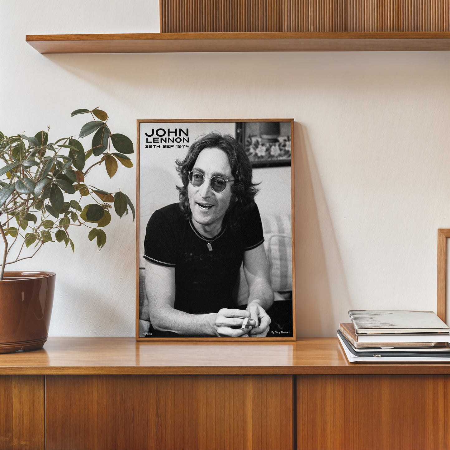 John Lennon September 1974 Poster Art Print 30x40cm