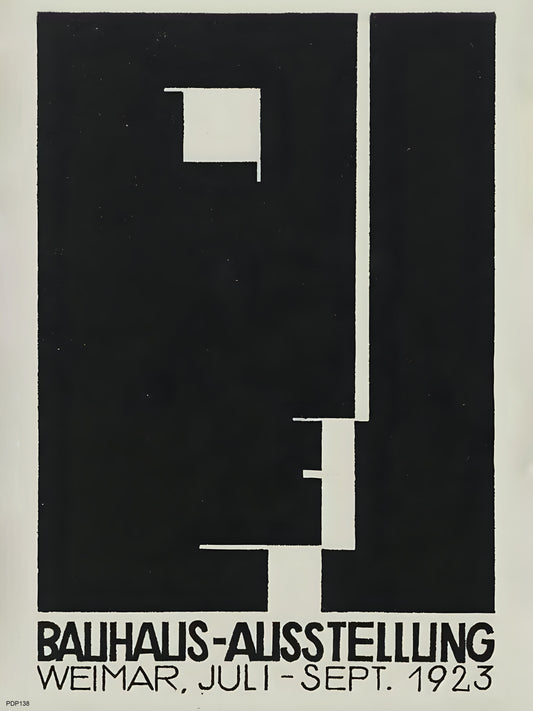 Bauhaus 1923 Exhibition Poster 30x40cm Art Print