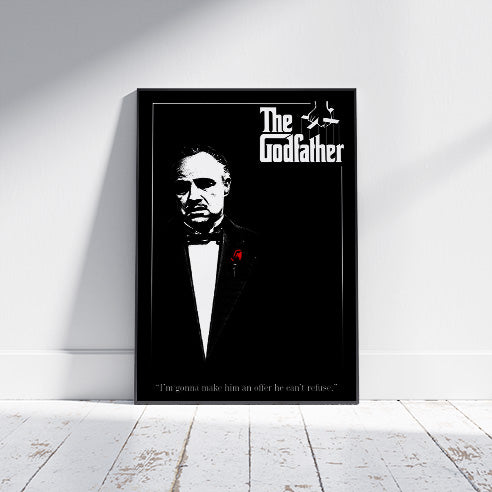 The Godfather (Red Rose) Poster 61x91.cm