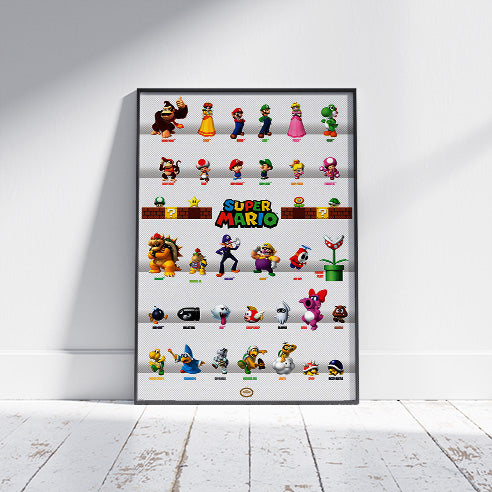 Super Mario (Character Parade) Poster 61x91.5cm