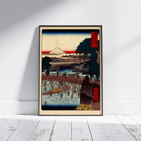 Hiroshige (Ichikoku Bridge In The Eastern Capital Poster 61x91.5cm