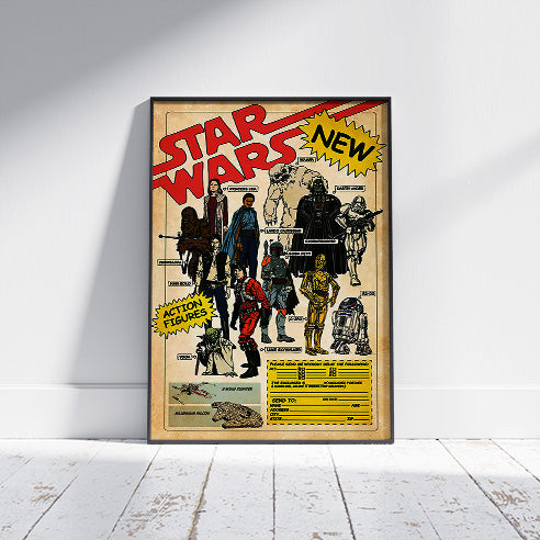 Star Wars Poster 61x91.5cm (Action Figures) Poster