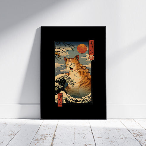 VINCENT TRINIDAD (CATZILLA UKIYOE) MAXI POSTER 61x91.cm