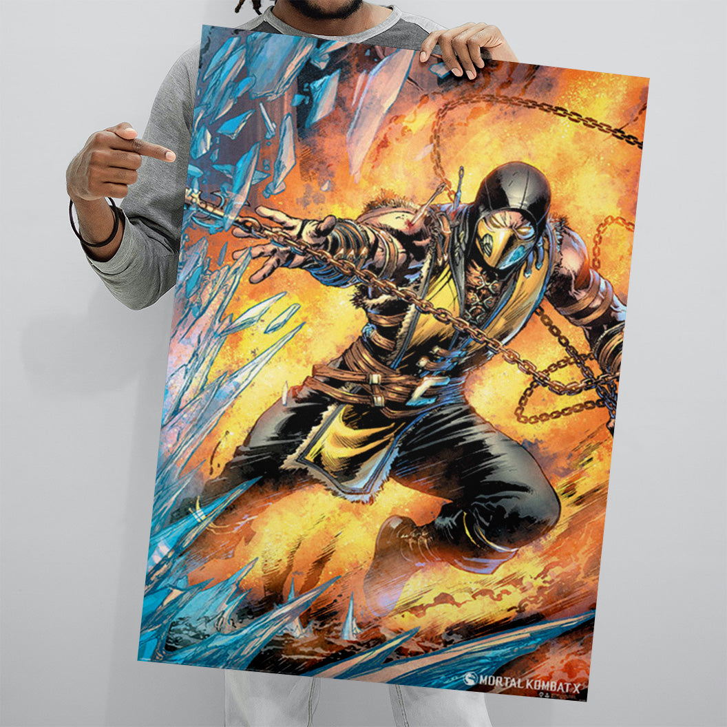 MORTAL KOMBAT (SCORPION) MAXI POSTER 61x91.cm