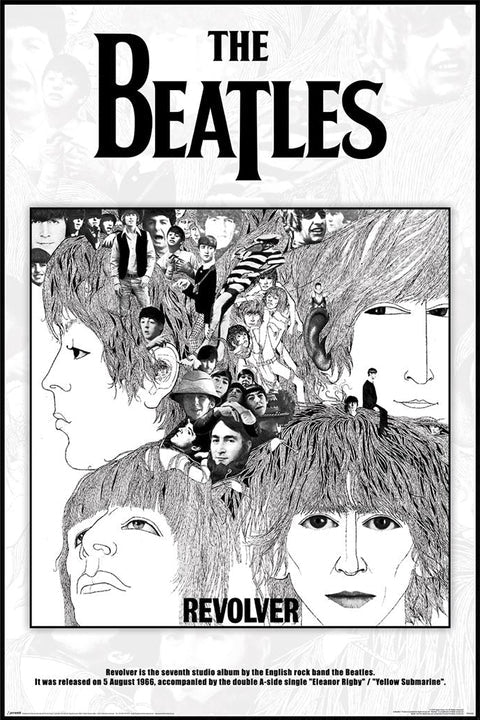 The Beatles (Revolver Album Cover) 61 x 91.5cm