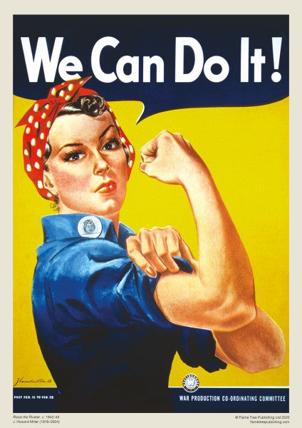 Adult 1000 Piece Jigsaw Puzzle J. Howard Miller: Rosie the Riveter Poster