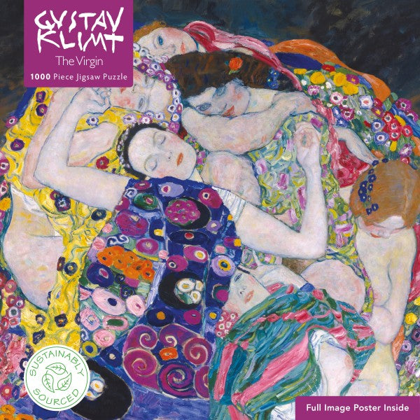 Adult Sustainable 1000 Piece Jigsaw Puzzle Gustav Klimt: The Virgin